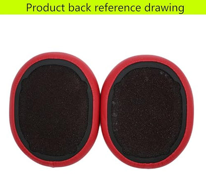 Replacement Ear Pads Compatible with Skullcandy Hesh3 Headphones | Also suitable for Crusher Wireless/Crusher360/Hesh ANC/Hesh Evo/Venue ANC/Crusher Evo/Crusher ANC headphones-red - color: Red/leather