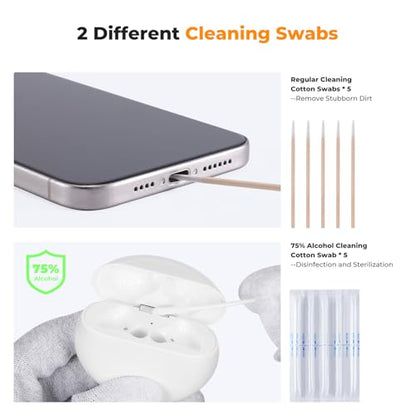 K&F CONCEPT 8-1 Cleaner Cleaning Tool Kit for Cleaning Bluetooth Earphones