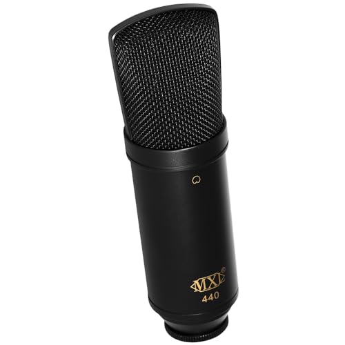 MXL 440 FET Preamp Large Diaphragm Condenser Microphone | Multipurpose Large-diaphragm Microphone - Great for Vocals and a Wide Range of Instruments - style: MXL440