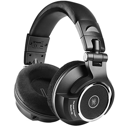 OneOdio Monitor 80 Professional Open-Back Studio Headphones, 250 Ohm Hi-Res | 250-ohm open-back design with velour earmuffs for mixing, mastering, editing and professional studio monitoring