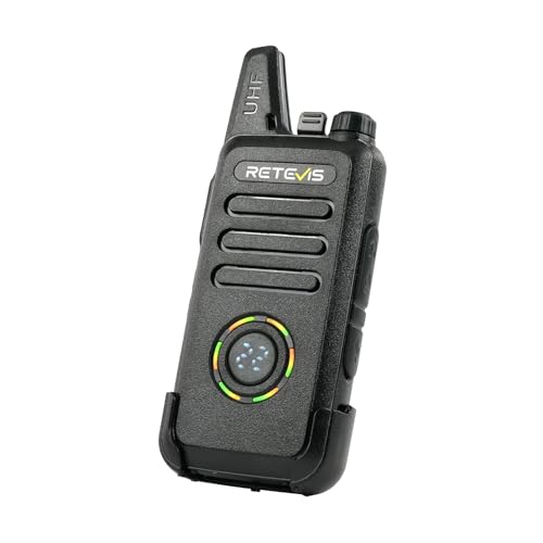 Retevis RT22S Walkie Talkies for Adults, 2 Way Radio with Earpiece(10 Pack) | For Daycare, Hospitality&Retail, Intuitive Channel Display, Lightweight Pocket-Friendly Design, FRS 22CH, All-Day Battery