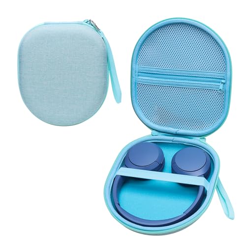 Headphone Headset Case Compatible with BERIBES/JLab JBuds Lux ANC/KVIDIO/JBL/Sony/Soundcore by Anker Wireless On-Ear Headphones, Green - color: Mint Green