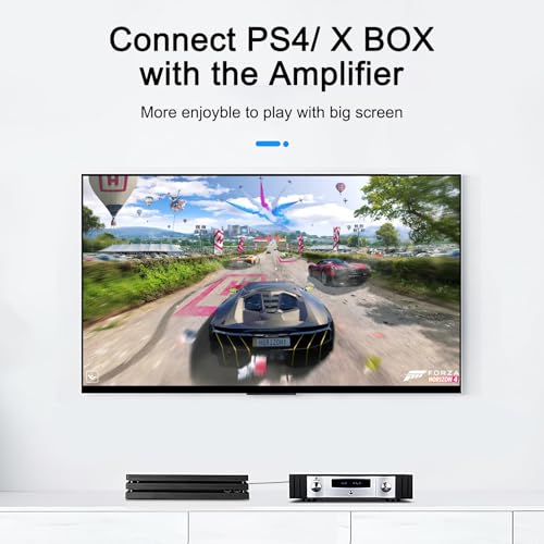 Digital Optical Audio Cable 3 feet, Fiber Optic Cable Ultra-Thin Cord, SPDIF Toslink Optical Cable Compatible with PS4 Xbox TV to Sound Bar Home Theater - size: 3ft