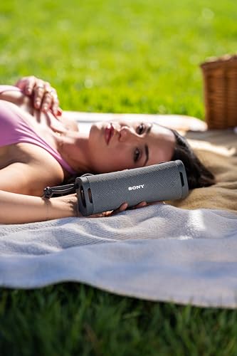 Sony ULT Field 1 Wireless Bluetooth Portable Waterproof Speaker Forest Gray | 12 Hr Battery, IP67 Rated Waterproof, Dustproof, Shockproof Rustproof, Detachable Strap, Hands-free Calling, Enhanced Bass - color: Forest Gray, style: ULT Field 1