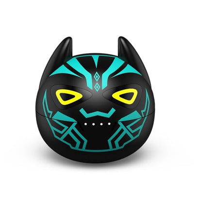 Kids Wireless Earbuds for Small Ears, Touch Control Headset Stereo Sound in-Ear Wireless Headphones, Bluetooth 5.0 Noise Reduction Earphones with Black Blue Cartoon Blinking EyesJE-08B_B87 - color: JE-08B_B87