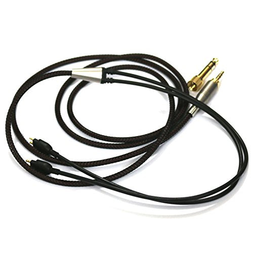 NewFantasia Replacement Audio Upgrade Cable Compatible with Sennheiser HD650, HD600, HD580, HD58X, HD660S, HD660S2, Massdrop HD6XX Headphones 1.2meters/4feet - size: 1.2m