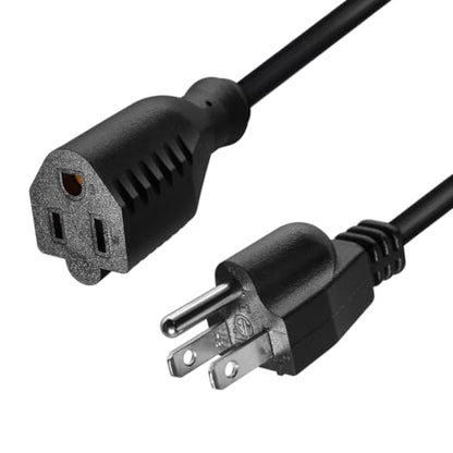 Toptekits Heavy-Duty Power Extension Cord,NEMA 5-15P to NEMA 5-15R Power Extension Cable, Chrismas Extension Cord (16AWG, 3ft/1m) - size: 3ft/1m, style: 16AWG