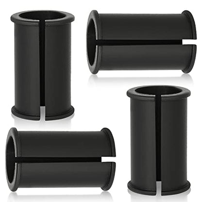 4pcs Microphone Shock Mount Rubber Sleeve, 1.8x0.8inch Sturdy Mic Shock Mount Rubber Spacer Tube Washer Microphone Accessories Compatible with Most Cameras