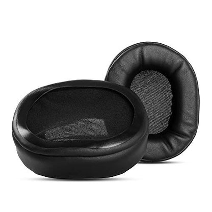 Earpads Cushion Ear Pads Pillow Replacement Compatible with Pioneer SE-MS7BT SE MS7BT Headset Headphones (Black) - color: Black