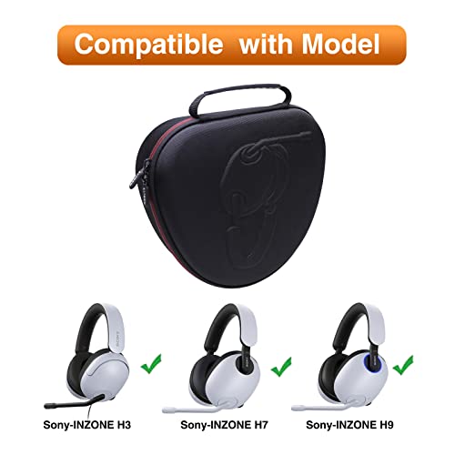 LTGEM Hard Case for Sony INZONE H3/H5/H7/H9 Gaming Headset | Travel Protective Carrying Bag