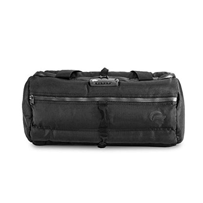 Skunk Duffle Bag 16"- Smell Proof - With combo lock (Black, 16"x7.5") - color: Black