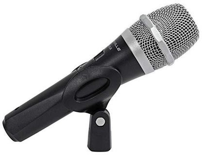 Rockville RMP-XLR Dynamic Cardioid Microphone with 10' XLR Cable, 3-Pack | Professional Wired Vocal Mic, On/Off Switch, Steel Mesh Grill, OFC Copper Cable, Includes Clip and Pouch, Studio and Stage
