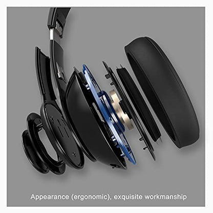 LETTON - Wireless Gaming Headset for PC, PS4, Nintendo Switch, Long Lasting Battery Up to 40 Hours, 7.1 Surround Sound, Memory Foam, Detachable Noise Cancelling Microphone with Mic Monitoring