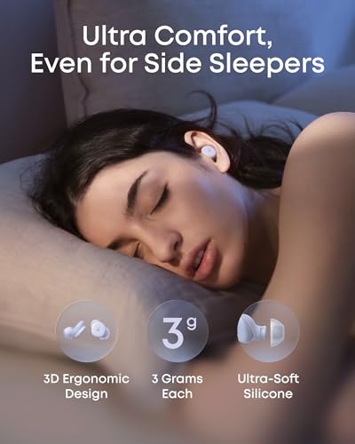 Soundcore Sleep A30 Special by Anker, Sleep Earbuds - color: Mist Lilac