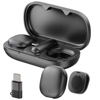 Wireless Lavalier Microphones for iPhone 17 with AI Noise Filter