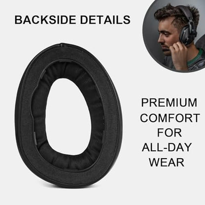 Replacement Ear Pads Compatible with EPOS H3 H3PRO Hybrid Gaming Headset, Cooling Gel Memory Foam Ear Cushions, Black