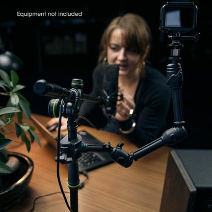 Gravity Microphone Arm MA 3D A 3D Adjustable Microphone Arm for Studio and Live Setup, black