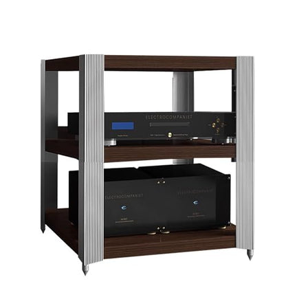Audio Rack Cabinet/Av Media Audio Component Stand, Low Profile Audio Video Shelving for Cd Players, Av Component Stand Audio-Video Tower(Small) - size: Small