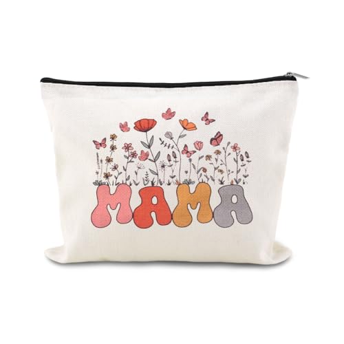 Small Mama Makeup Bag Pouch Birthday Mothers Day Gifts for Mom from Daughter Son Mom Things Stuff Bag Mother Accessories Pouch Cosmetic Bags for Women Mum Mama Appreciation Gifts Mommy Travel Pouches - color: Small Mama Makeup Bag Pouch