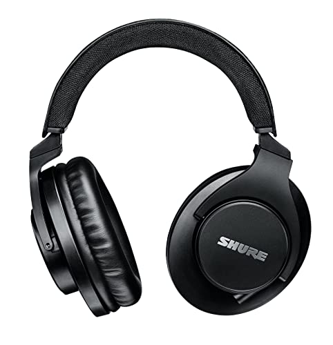Shure SRH440A Over-Ear Wired Studio Headphones for Recording | Studio-grade closed-back headphones with enhanced frequency response and a collapsible design for monitoring - size: 3.25, style: Gen 2