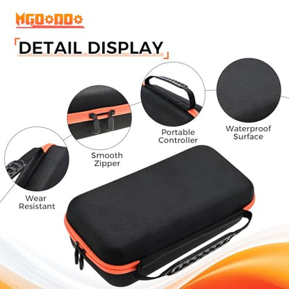 Wireless Microphone Case Compatible with Wireless 2 Microphone System,Handheld Dual Mic Case with EVA Hard Shell,Portable Mic Storage Bag for Singing or Karaoke
