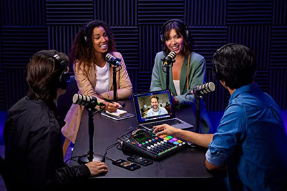 Rode PodMic Dynamic Podcast Microphone Bundle with 10-Foot Balanced XLR Cable — Cardioid XLR Studio Mic for Podcasting, Live Streaming, Voice Over, Broadcasting