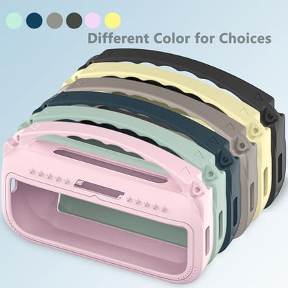 JCHPINE Silicone Cover Case for Bose SoundLink Flex Speaker 2nd Gen | Accessories Compatible with Bose SoundLink Flex 2, Protective Case with Shoulder Strap (Twilight Blue) - color: Twilight Blue