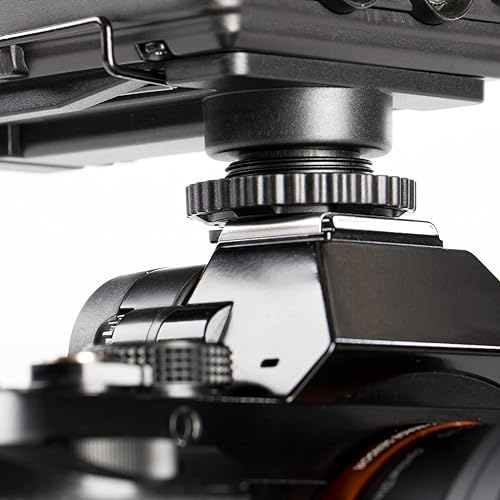 Hot Shoe Adapter and Extra Back Wire Clip, Camera Hot Shoe Mounts with 1/4"-20 Thread for Sony, Saramonic, Boya Wireless Microphone Fixed to DSLR Camera, Video Camera Hot Shoe Mount Adapter