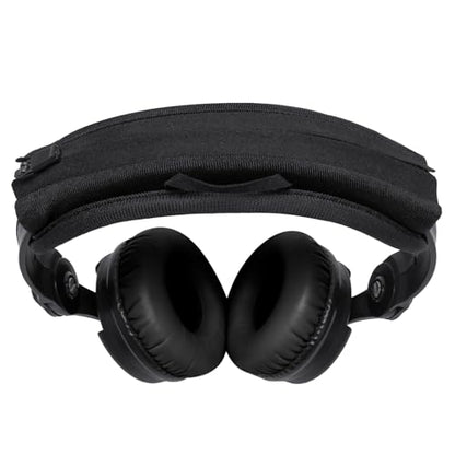 Headband Cushion Cover Compatible with Sennheiser HD25, HD 25 Light DJ Headphone, HD 250BT Wireless Headphone, Thick Cushion for Pressure Relief, No Wobble Zipper Slider, with Hanging Loop