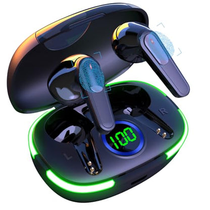 Wireless Bluetooth 5.3 in-Ear Headphones – Waterproof, 48-Hour