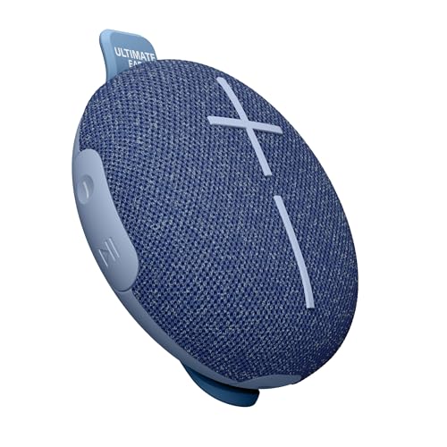 Ultimate Ears MINIROLL Waterproof Bluetooth Speaker - Majestic Blue | Ultra-portable, balanced bass, IP67 dustproof, 131 ft (40 m) range - color: Blue