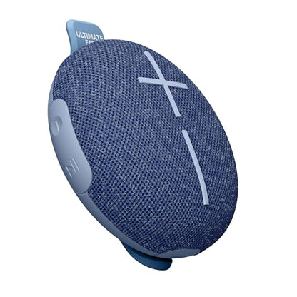 Ultimate Ears MINIROLL Waterproof Bluetooth Speaker - Majestic Blue | Ultra-portable, balanced bass, IP67 dustproof, 131 ft (40 m) range - color: Blue