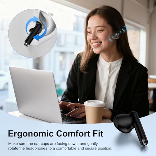Samsung Wireless Earbuds Bluetooth Earbuds for Samsung Galaxy S26/S26 Ultra | S25 FE/S25 Edge/S24/S23/A17/A56/A36/A26/A16/A55/A35/A25/A15, Android Wireless Earphones in Ear Bluetooth Headphones Headset - color: Black