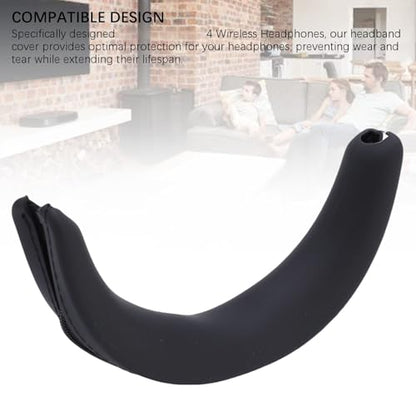 Replacement Headphones Headband Cover for Momentum 4, Soft Silicone Comfortable Headband Cushion Pad Cover with Zipper Easy to Install for Momentum 4 Wireless Headphones