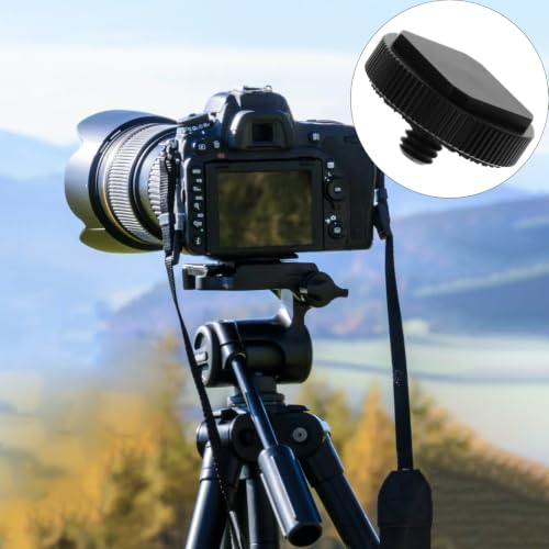 3pcs Cold Shoe Mount Adapter Set Threaded Screw for Cameras Tripods and Microphones Metal Bracket Professional Structure