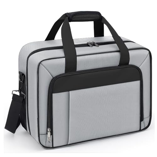 GDNasist Carrying Case Compatible with PS5/PS5 Pro/PS5 Slim, Grey - color: Grey
