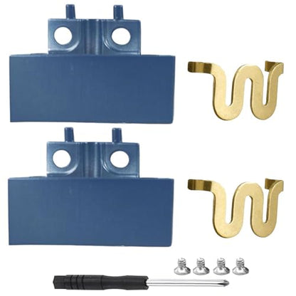 Solo 4 Hinge Replacement Headband Connector Metal Folding Hinge Clip Pin Cover Repair Parts Set Kit Accessories Compatible with Beats Solo 4 Wireless (Model A2924) Headphones. (Slate Blue) - color: Slate Blue