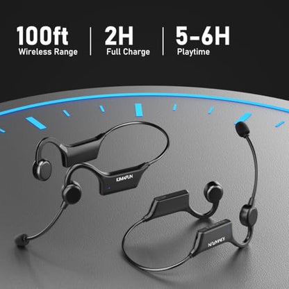KIMAFUN 2.4G IP67 Waterproof Wireless Fitness Headset Microphone | Lightweight, for Swimming Pool, Fitness Sports, Yoga, Gym, Class, Speaker, Laptop, Tablet for 2 People, GWP92 - size: GWP92(2TX+1RX)