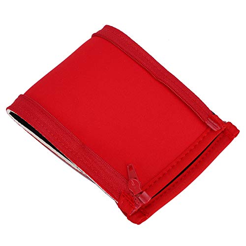 Semme Replacement Headset Earphone Cushion Headband Pad Cover for Iron M50 Soft Protein Skin Zippered Design for Noise Reduction Slip Comfort (Red) - color: Red
