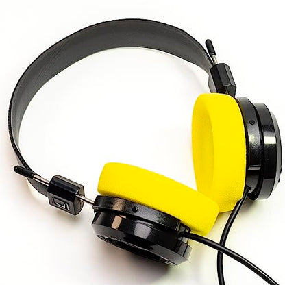 Ear Pad Foam Cushions Compatible with Sennheiser HD414 Grado SR60 SR60i SR80 SR80i SR80e SR125 SR225 SR325 SR SRI RS Series PS1000 GS1000 Headphone (Yellow)