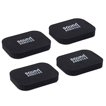 Isolation Pads for Soundbar - Anti Vibrations Foam Pads Feet (4Pack) 3.5'' x 2.5'' x 0.65'' Suitable for Most Soundbars - BarPads (Rectangle) - size: Rectangle