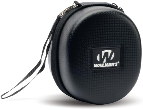 Walker's Razor Slim Electronic Earmuffs | Protective Case - color: Punisher