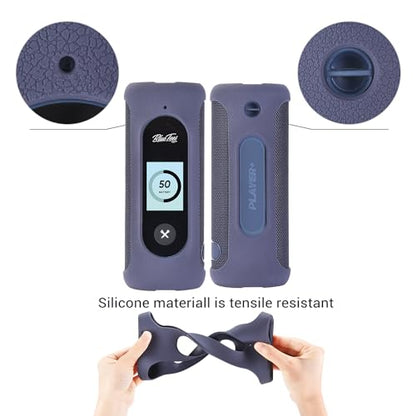 Protective Cover for Blue Tees Golf Player+ GPS Speaker, Silicone Cover for GPS Wireless Bluetooth Speaker (Blue) | Blue Tees Golf Speaker Case – Soft Silicone, Full Protection, Dustproof, Magnetic Mount Compatible, Easy Clean, Case Only - color: Blue