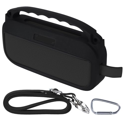 Silicone Cover Compatible with Bose SoundLink Flex 2nd Gen/Bose SoundLink Flex Portable Speaker (Black) - color: Black, size: Silicone Cover