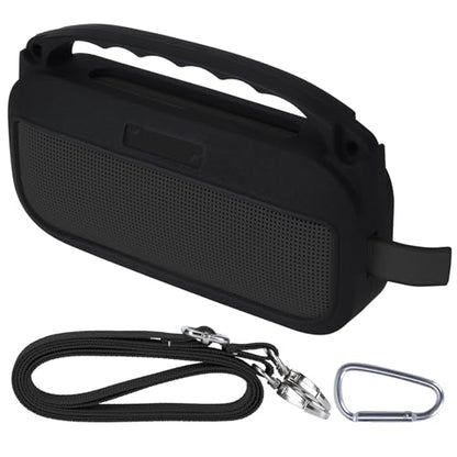 Silicone Cover Compatible with Bose SoundLink Flex 2nd Gen/Bose SoundLink Flex Portable Speaker (Black) - color: Black, size: Silicone Cover