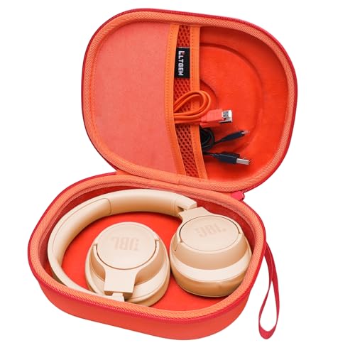 Case for JBL Tune 770NC/510BT/720BT/520BT/670NC/520C Headphones Orange | Hard Carrying Travel Case for JBL Live 770NC/670NC/680NC/780NC Headphones - color: Orange