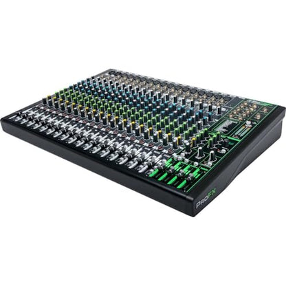 Mackie ProFX22v3 22-Channel Professional Analog Mixer with USB, Onyx Mic Preamps and GigFX Effects Engine | Onyx Mic Preamps and GigFX Effects Engine - style: FX (Non-Bluetooth)