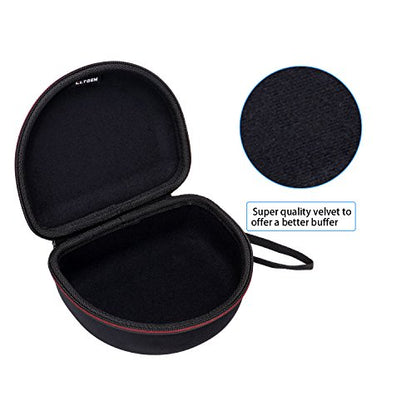 Case for Sony MDR7506 Professional Large Diaphragm Headphone Black | Hard Carrying Travel Case for Sony MDR7506 Professional Large Diaphragm Headphone - color: 2.Black