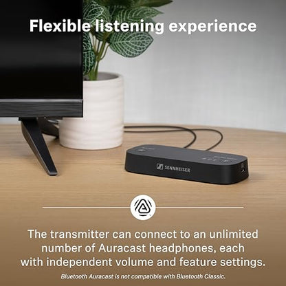 Sennheiser BTA1 TV Transmitter for Bluetooth Auracast Wireless Headphone - style: Transmitter Only