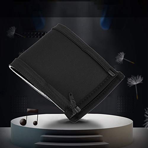 Semme Replacement Headset Earphone Cushion Headband Pad Cover for Iron M50 Soft Protein Skin Zippered Design for Noise Reduction Slip Comfort (Black) - color: Black